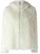 Dondup Faux Fur Zip-up Jacket