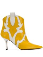 Marc Ellis Western Ankle Boots - Yellow
