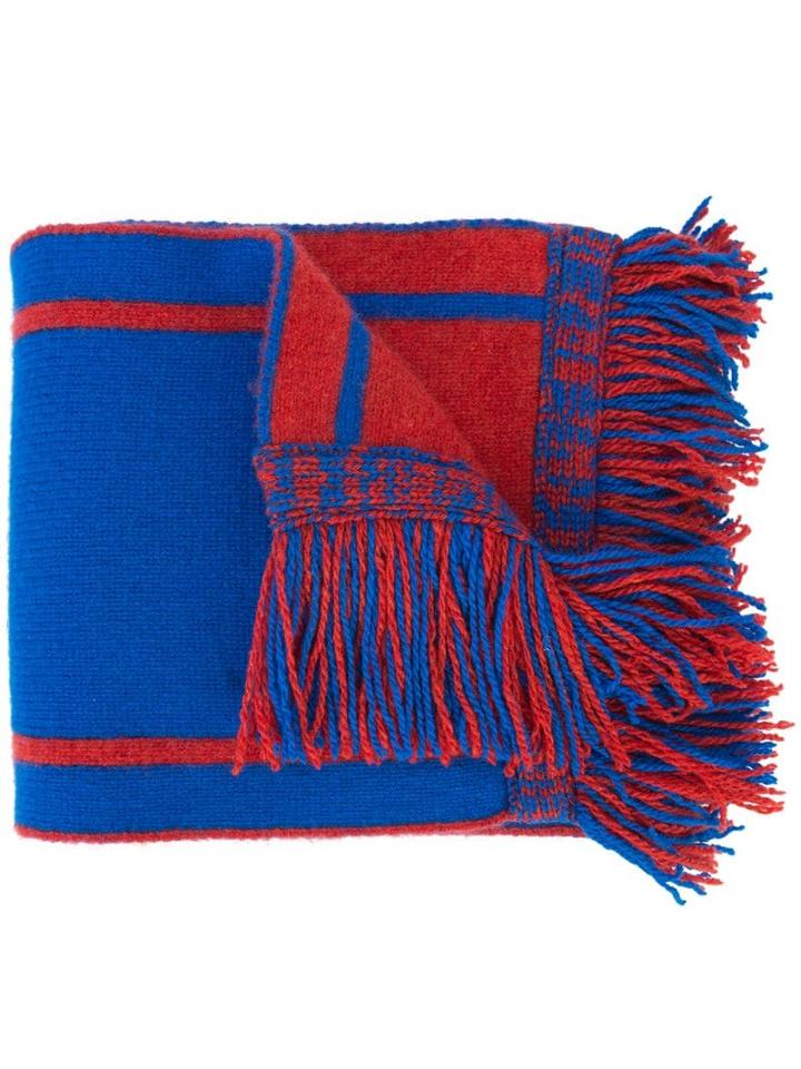 The Elder Statesman X Nba The Elder Statesman X Nba Scarf - Blue