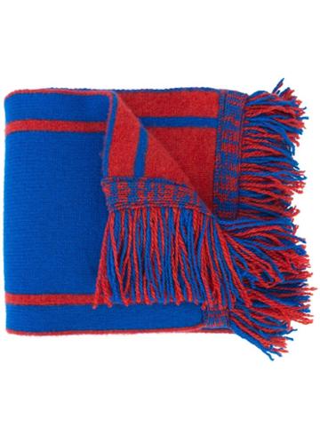 The Elder Statesman X Nba The Elder Statesman X Nba Scarf - Blue