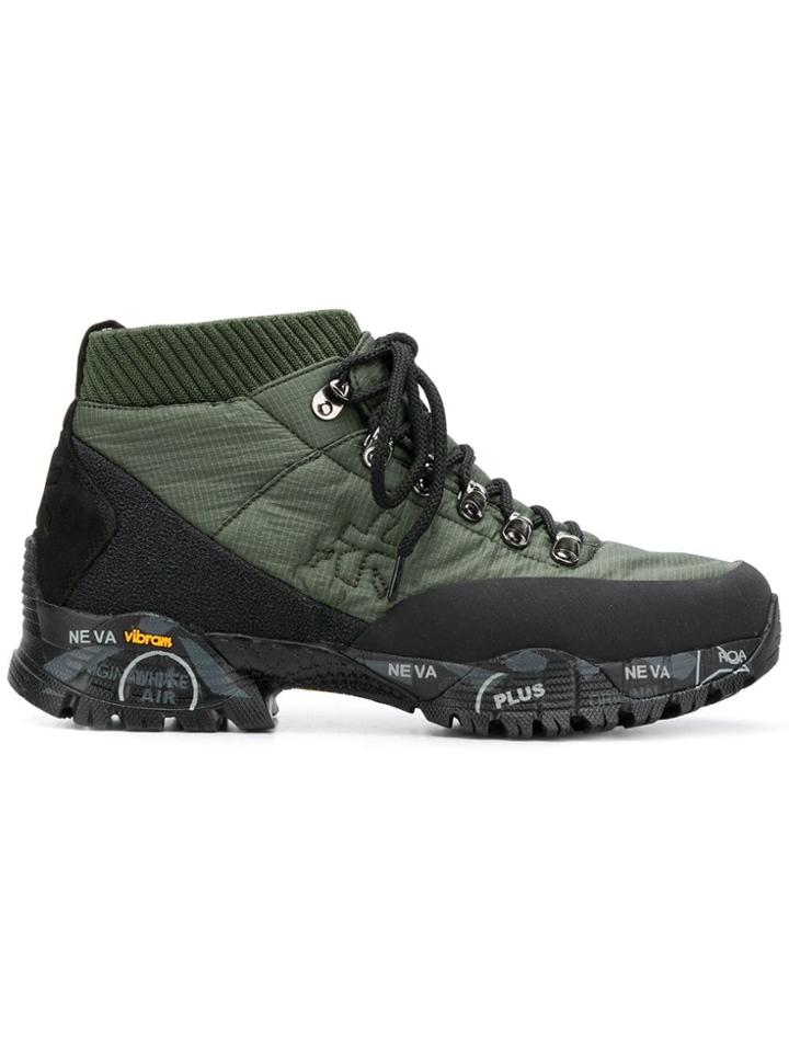 Premiata Lou Trecking Boots - Green