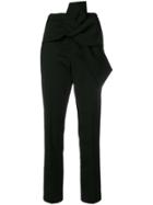 Dorothee Schumacher Tie Front Cropped Trousers - Black