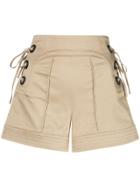 Alexis Winnick Tie-fastening Shorts - Brown