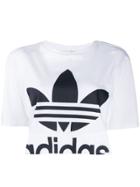 Adidas Contrast Logo T-shirt - White