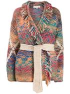 Vanessa Bruno Fringed Cardigan - Neutrals