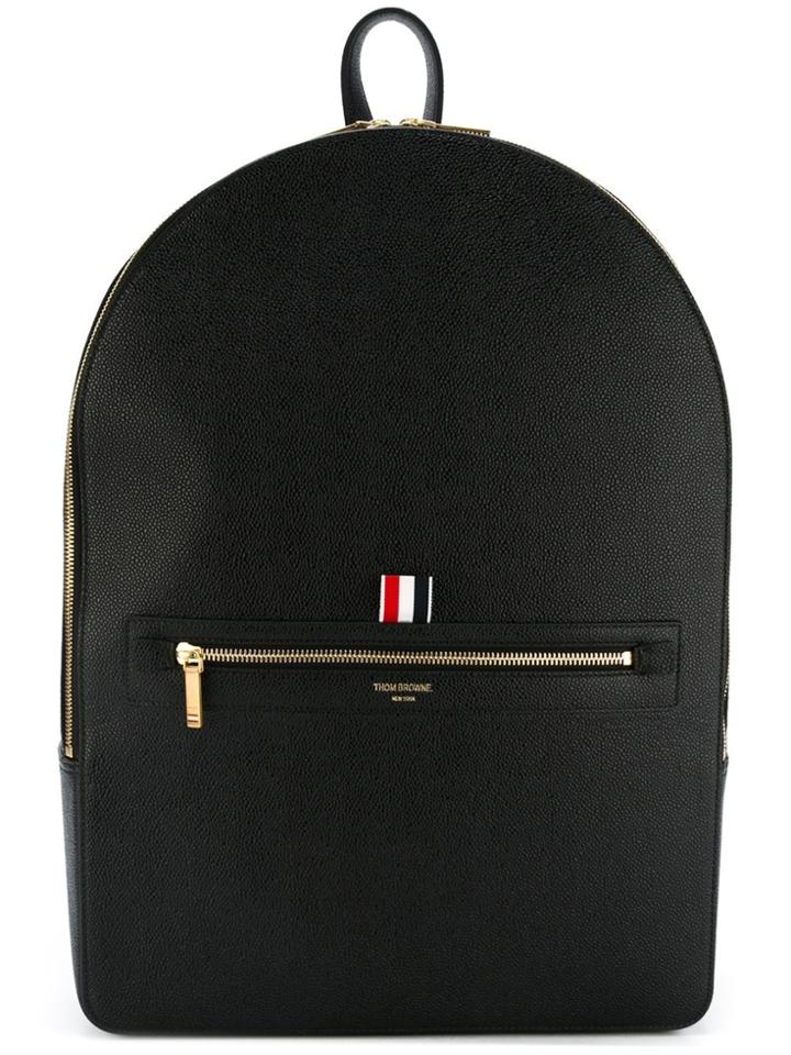 Thom Browne Classic Backpack In Black Pebble Gain