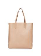 Burberry Large Embossed Monogram Motif Leather Tote - Brown