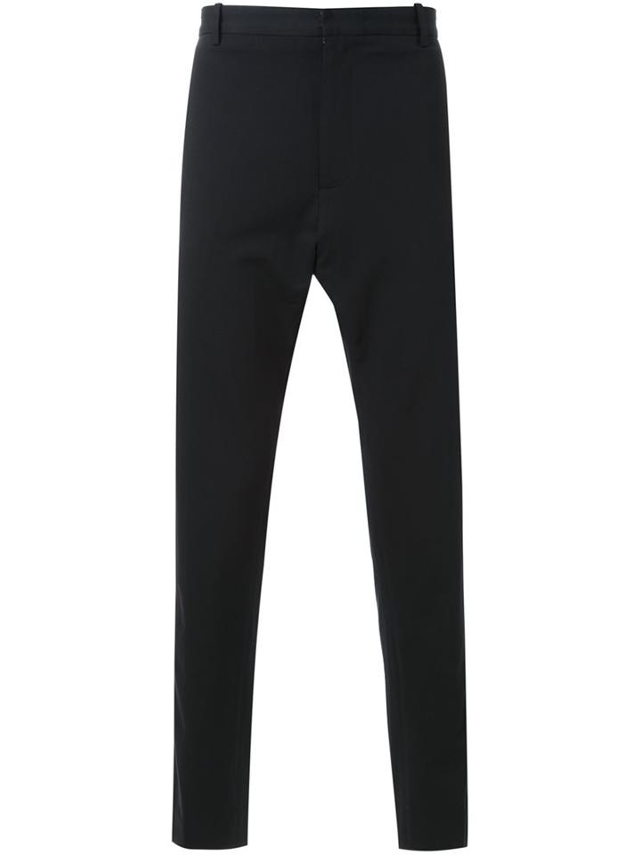 Bassike Tailored Trousers, Men's, Size: Small, Black, Elastodiene/viscose/virgin Wool