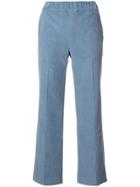 Alberto Biani Elasticated Waist Trousers - Blue