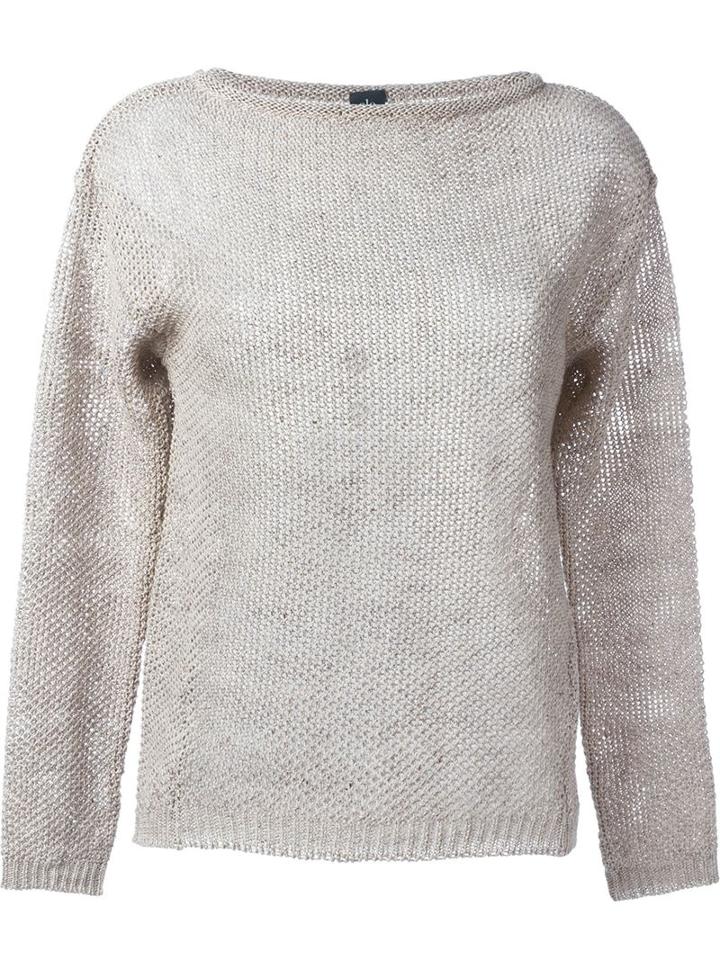 Eleventy Longsleeved Knitted Top