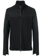 Lost & Found Ria Dunn Panelled Zip Coat - Black