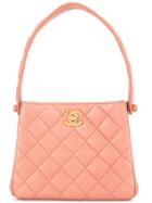 Chanel Vintage Cc Turn-lock Mini Handbag - Pink