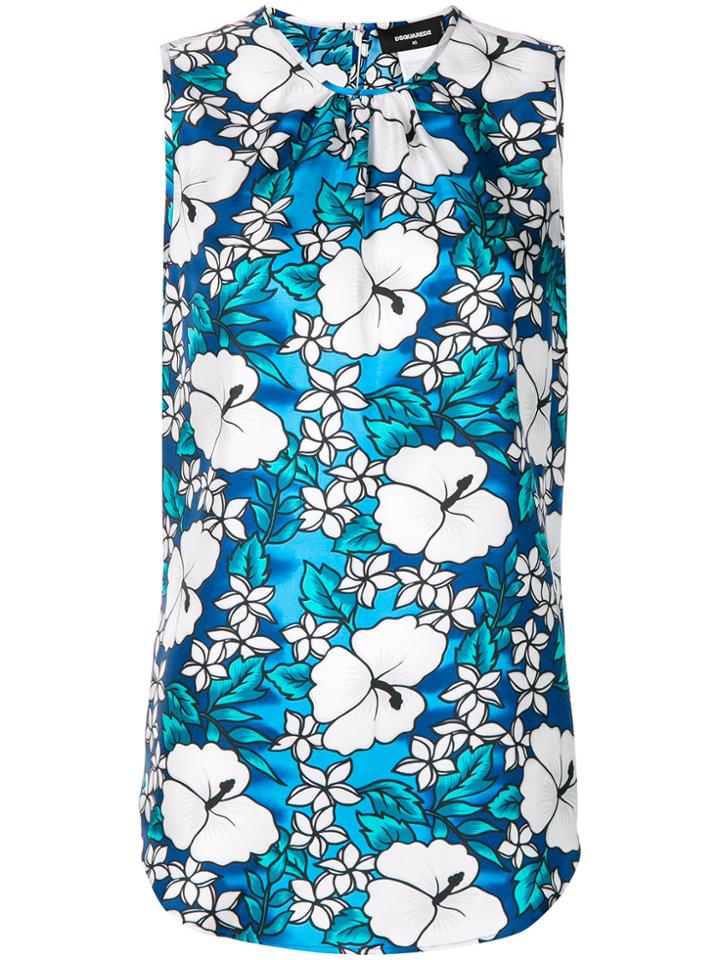 Dsquared2 Floral-print Top - Multicolour