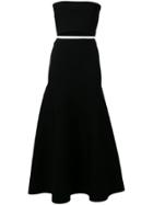 Ports 1961 Cropped Bandeau Top And Skirt Co-ord - Black