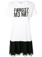 Red Valentino Forget Me Not T-shirt Dress - White