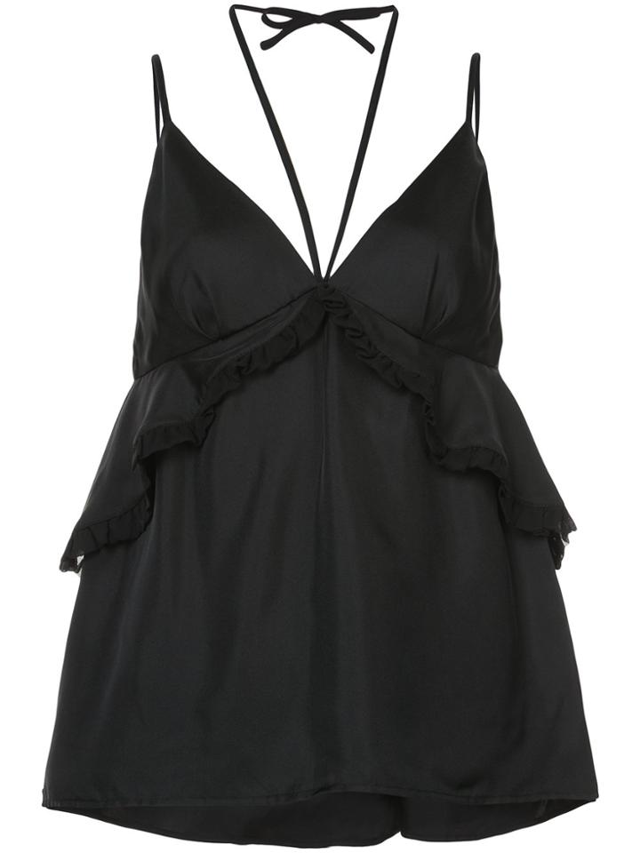 Thomas Wylde Cybill Blouse - Black