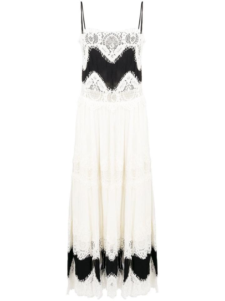 Twin-set Lace Prairie Dress - White