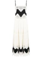 Twin-set Lace Prairie Dress - White