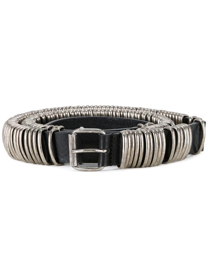 Ann Demeulemeester Yucatan Belt, Women's, Size: Large, Black, Leather