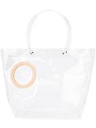 Building Block Peephole Tote Bag - Nude & Neutrals