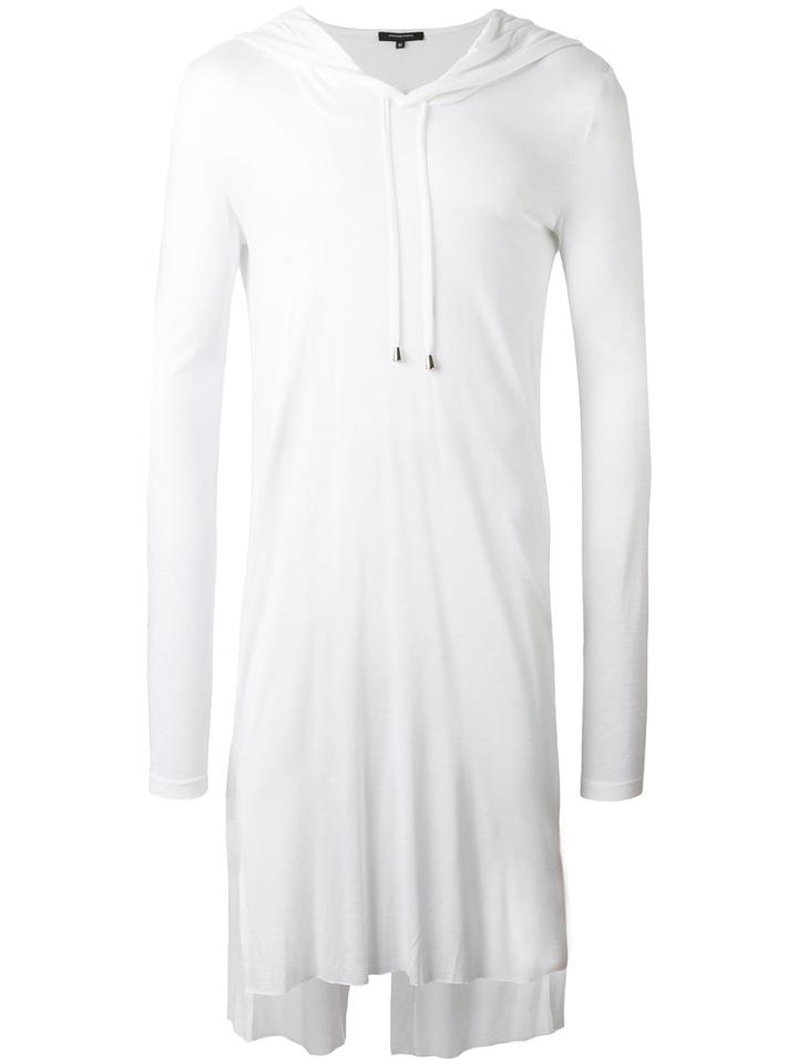 Unconditional Hooded Tails T-shirt, Men's, Size: Medium, White, Rayon