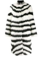 Ermanno Scervino Oversized Coat - Black