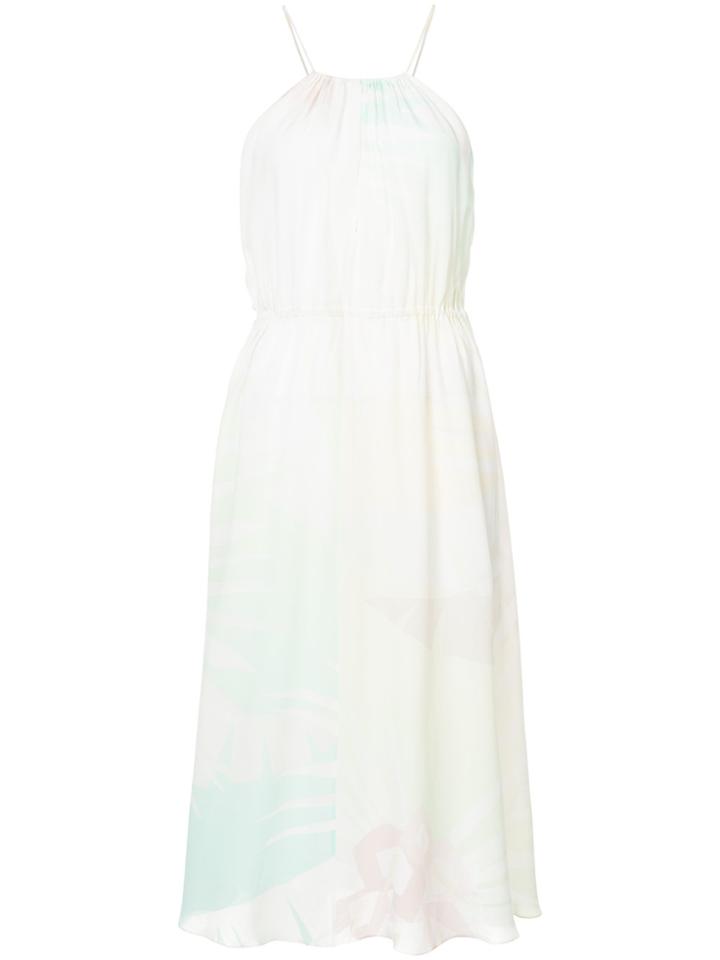 Osklen Flared Midi Dress - White