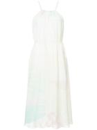 Osklen Flared Midi Dress - White