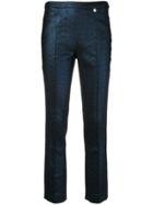 Versace Collection Glitter Trousers - Blue