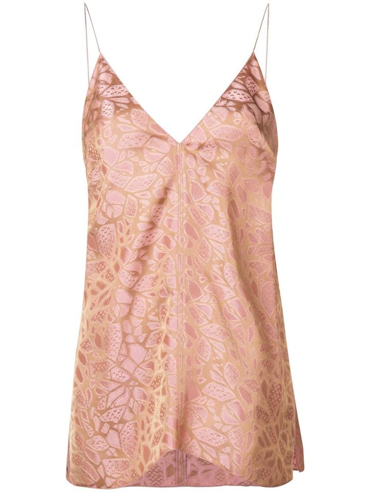 Forte Forte Jacquard Slip Top - Pink
