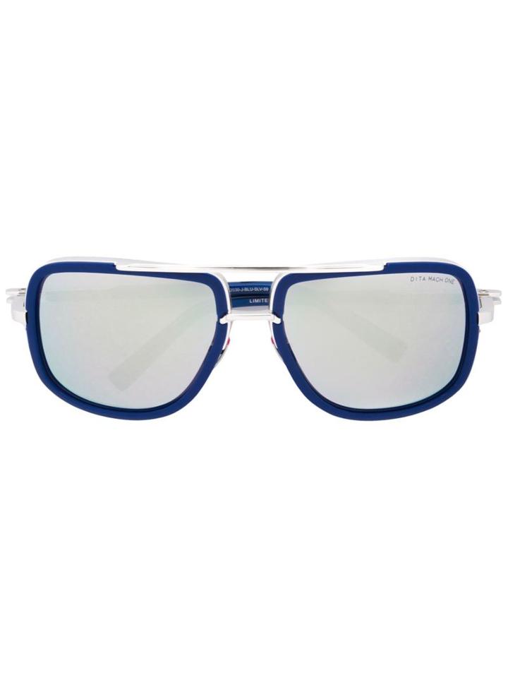 Dita Eyewear Mach One Sunglasses, Men's, Blue, Acetate/titanium