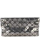 Bao Bao Issey Miyake Geometric Structure Zipped Clutch - Metallic