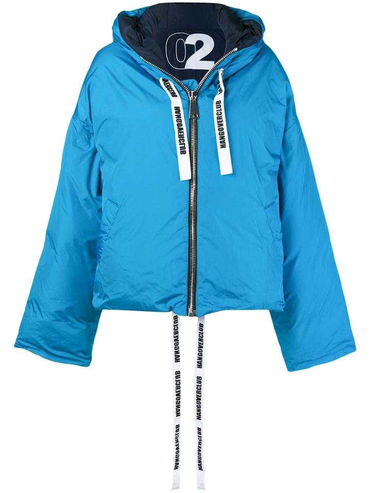 Khrisjoy Oversized Puffer Jacket - Blue