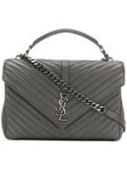 Saint Laurent Medium Collège Monogram Bag - Grey