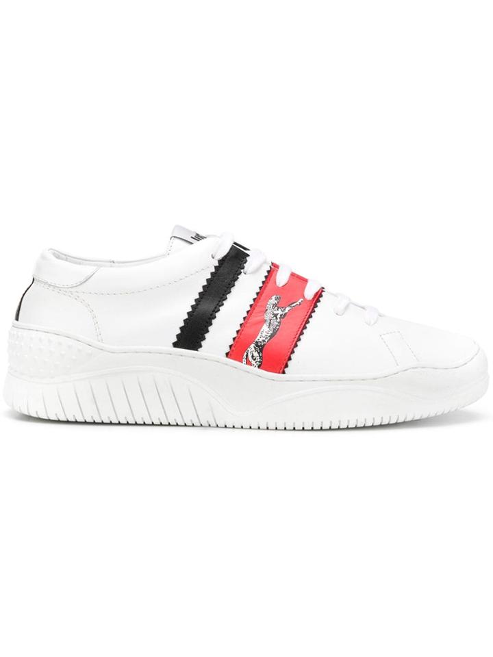 Just Cavalli Colour-block Sneakers - White