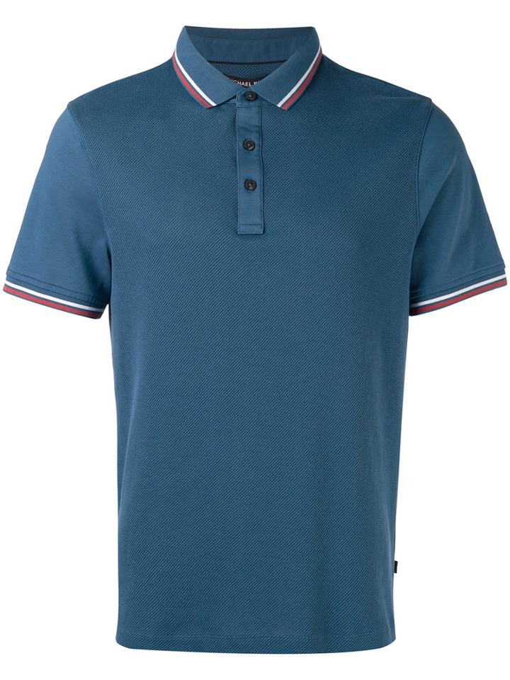 Michael Kors - Classic Polo Shirt - Men - Cotton - M, Blue, Cotton