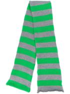 La Doublej Knitted Skinny Scarf - Green