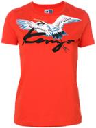 Kenzo Bird Patch T-shirt - Red