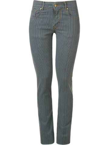 Amapô Striped Skinny Trousers