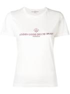 Golden Goose Deluxe Brand Front Logo Printed T-shirt - White