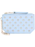 Versace Small Studded Wallet - Blue