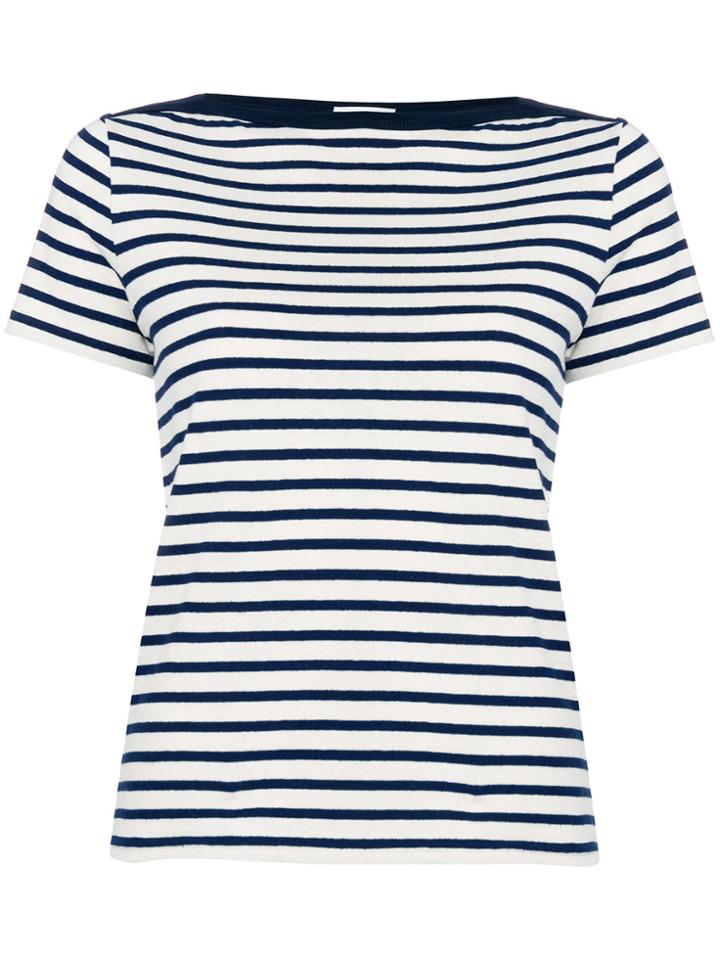 Saint Laurent Breton Striped T-shirt - White