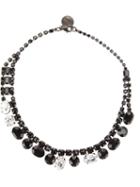 Tom Binns Asymmetric Crystal Necklace, Women's, Black