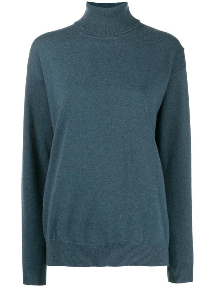 Brunello Cucinelli Turtleneck Jumper - Blue