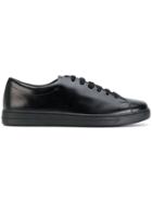 Prada Sheen Low Top Sneakers - Black