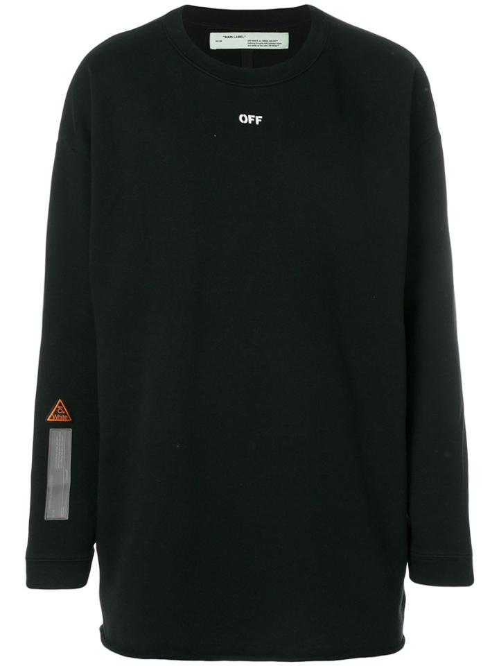 Off-white Loose Fit Sweatshirt - Black