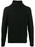 Dell'oglio Roll Neck Knitted Jumper - Black