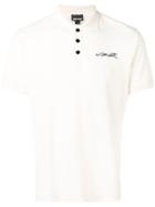 Just Cavalli Contrast Tiger Polo Shirt - White