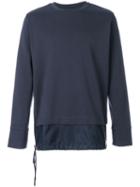 Diesel Black Gold - Double Hem Sweatshirt - Men - Cotton/nylon - Xl, Blue, Cotton/nylon
