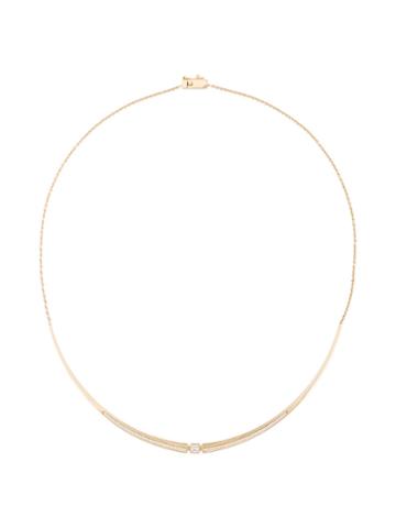 Tejen Capstone Pavé Fluted Collar, Women's, Metallic